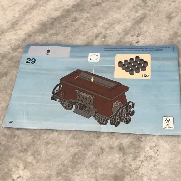 LEGO City 60098 Heavy-Haul Train Instruction Manual Booklet 3 Only Original - Picture 3 of 3